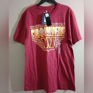 NWT Fanatics Washington Commanders Short Sleeve Shirt Size Medium